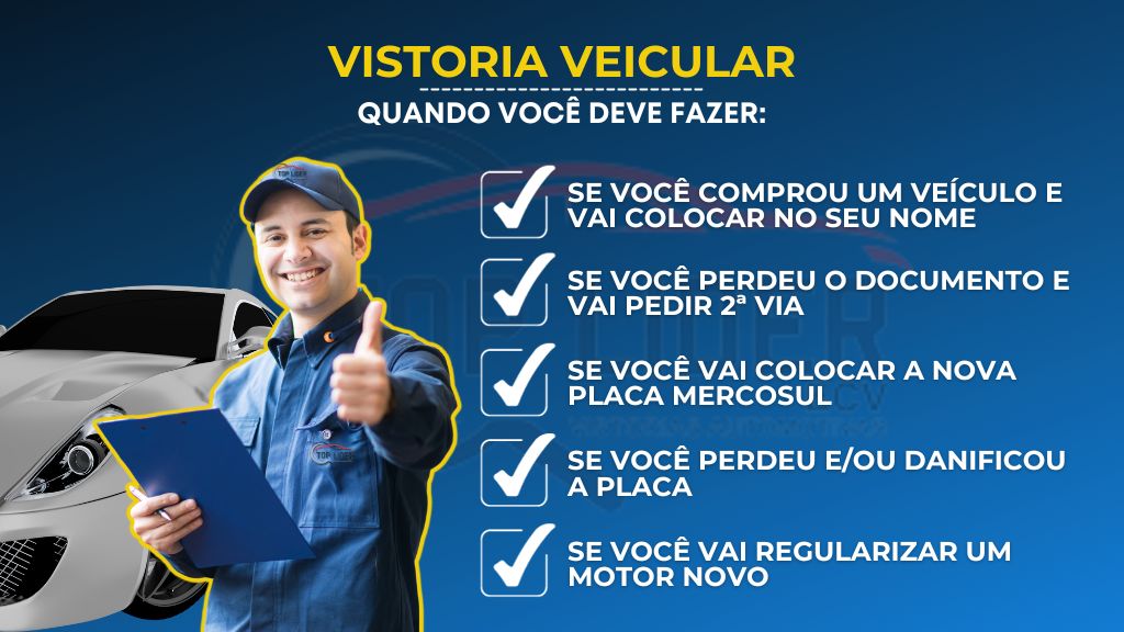 VISTORIA VEICULAR LAUDA DE TRANSFERENCIA TOP LIDER 3 AMPLIFICA WEB